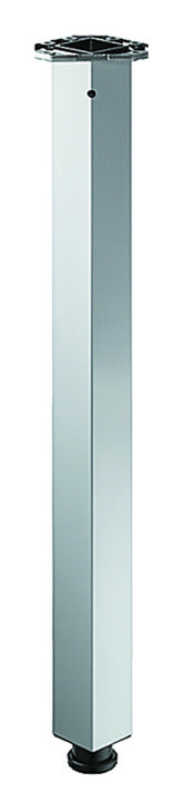 Häfele 635.59.207 Table Leg, Square, Ø60 mm, Polished chrome steel