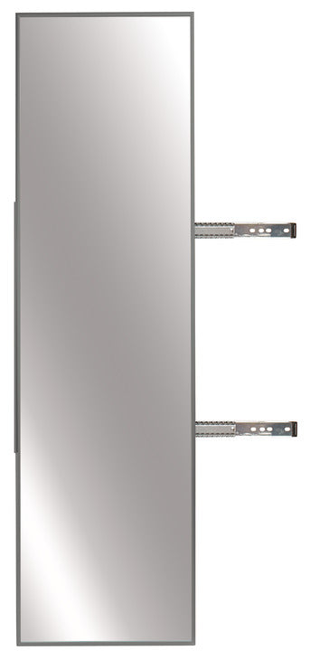 Häfele 805.73.021 TAG - Full Rotation Mirror, Synergy Elite, 35" height, Matte aluminum