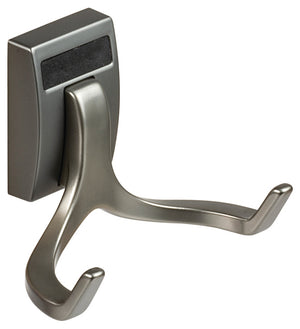 Häfele 807.69.040 TAG - Wall Mounted Hook, Synergy Elite, Double Prong, Matte aluminum