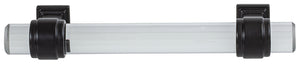 Häfele 133.53.142 Bar Pull, Glacio, Zinc Alloy & Acrylic, Satin nickel, 160 mm (6 5/16") CTC