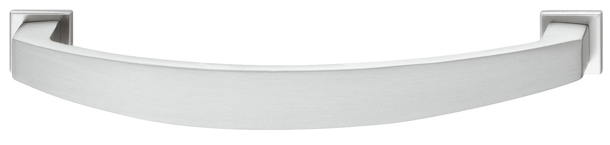 Häfele 103.30.105 Bow Pull, Arco, Zinc alloy, Stainless steel colored, hole spacing: 128 mm (5 1/16")