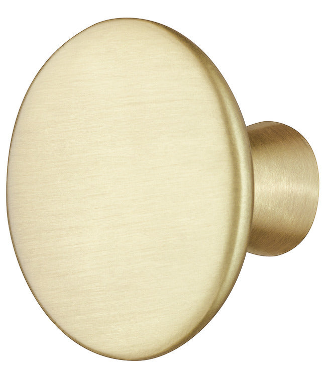 Häfele 155.02.240 Knob, Modern, Zinc alloy, Polished chrome plated, Ø30 mm (1 3/16")