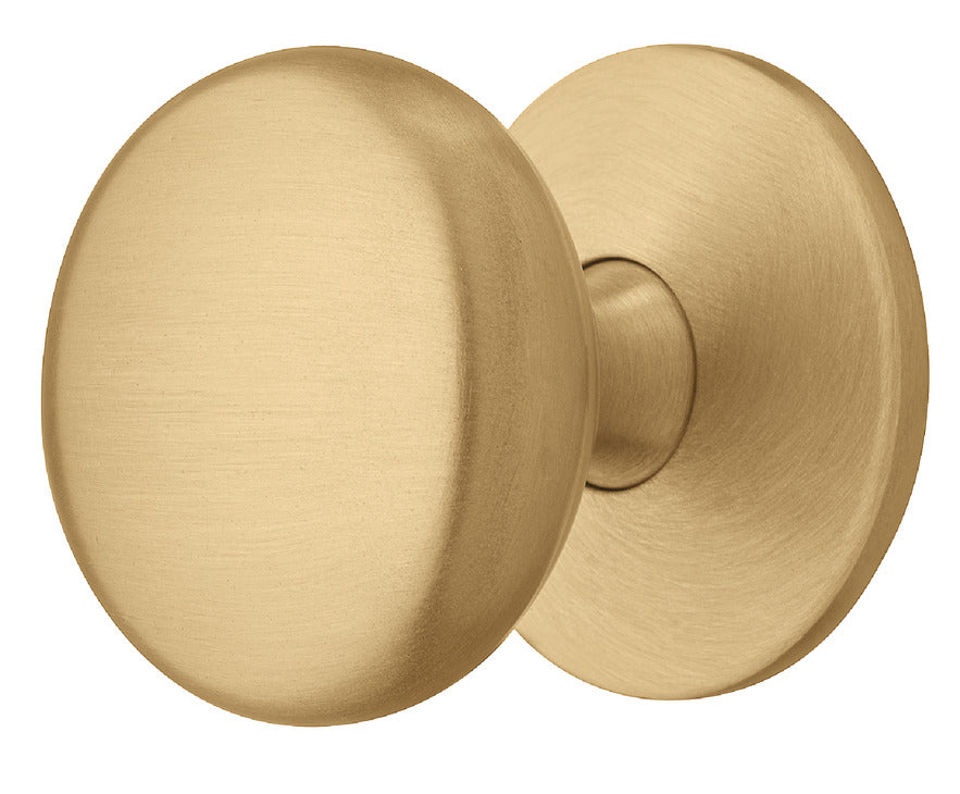 Häfele 155.02.262 Knob, Mulberry, Brass, Brushed brass plated, dim. 38 x 40 mm (1 1/2" x 1 9/16")