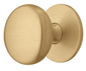 Häfele 155.02.262 Knob, Mulberry, Brass, Brushed brass plated, dim. 38 x 40 mm (1 1/2" x 1 9/16")