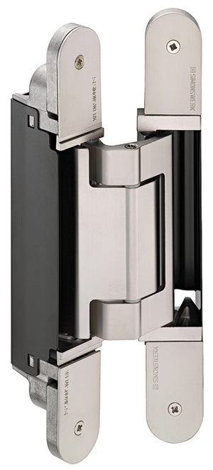 Häfele 924.17.523 TECTUS - Concealed Hinge, TE 640 3D A8, concealed, 3D adjustable, size 240 mm, Satin chrome look