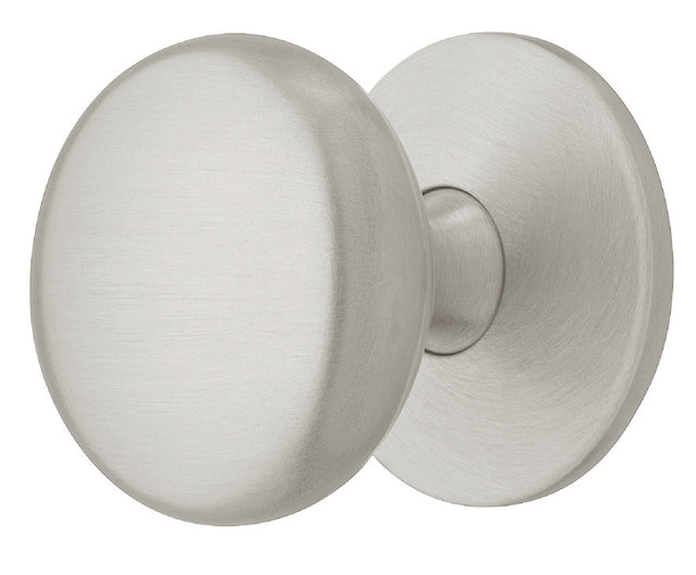 Häfele 155.02.250 Knob, Mulberry, Brass, Brushed nickel plated, dim. 32 x 36 mm (1 1/4" x 1 7/16")