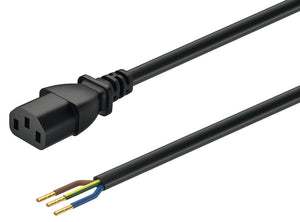 Häfele 833.89.259 Mains lead, Country-specific, C13 socket, country-specific, Plug type: US, length: 2 m (78 3/4")