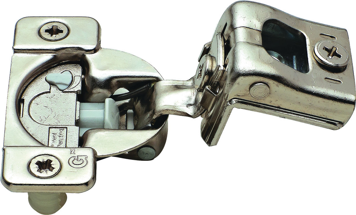Häfele 348.90.028 Grass - Concealed Face Frame Hinge, TEC Wrap Around, 108° Opening Angle, Soft-Close, 1-1/2" Overlay, Press-fit; Model 02805A-15