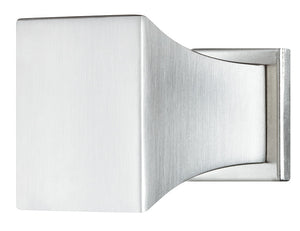 Häfele 110.35.390 Knob, Arco, with Backplate, Zinc Alloy, (1 3/16" x 1 3/16") 30 x 30 mm, Polished chrome
