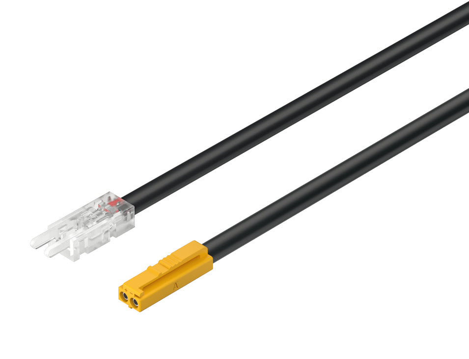 Häfele 833.93.740 Lead, Häfele Lighting for LED strip light monochrome 5 mm (3/16"), 12V, 3.5 A, 20 AWG, Length: 100 mm (4")