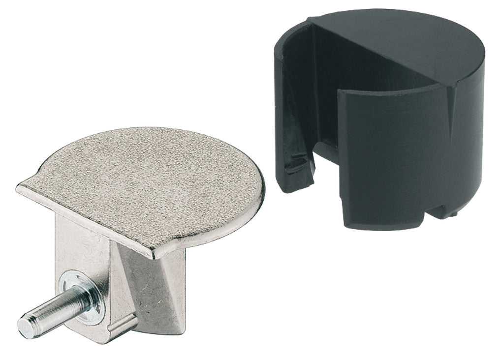 Häfele 262.35.520 RTA and Shelf Connectors, Rasant-Tab, for drill hole Ø 3 or 5 mm, Nickel-plated