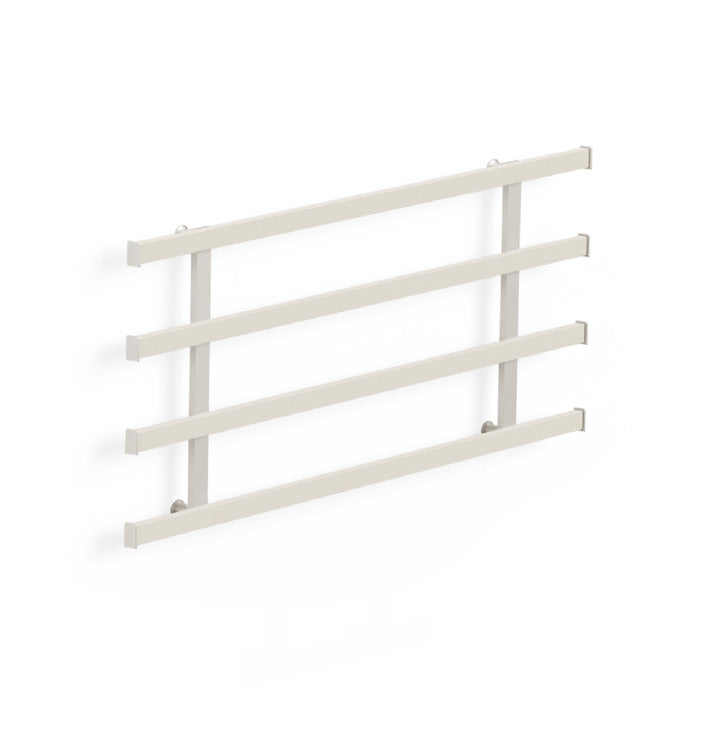 Häfele 807.73.830 TAG - Frame Kit, Quartet Symphony Wall Mount System, Width: 13 1/2", matte gold, pewter leather, anodized