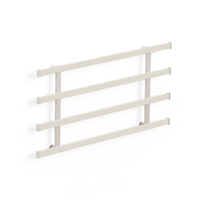 Häfele 807.73.610 TAG - Frame Kit, Quartet Symphony Wall Mount System, Width: 23", matte aluminum, winter leather, anodized