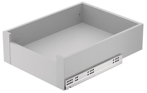 Häfele 552.31.509 Panel, Matrix Box Slim A30, Drawer side height 89 mm (3 1/8"), 128 mm (5 1/16") or 175 mm (6 7/8"), Anthracite