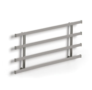 Häfele 807.73.830 TAG - Frame Kit, Quartet Symphony Wall Mount System, Width: 13 1/2", matte gold, pewter leather, anodized