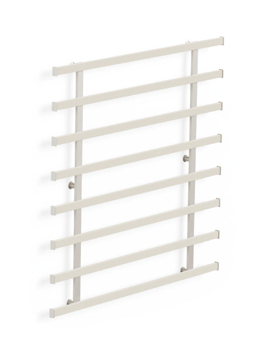 Häfele 807.73.850 TAG - Frame Kit, Octave Symphony Wall Mount System, Width: 13 1/2", matte almunium, pewter leather, anodized