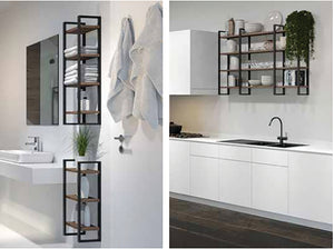 Häfele 793.20.303 Kesseböhmer - Ladders, 320 mm depth, YouK Shelf System, Height: (59") 1500 mm, black