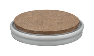 Häfele 650.24.465 QuickClick Glide, SYNO Bonded Leather, for Press Fitting Ø 20–50 mm, Ø 25 mm