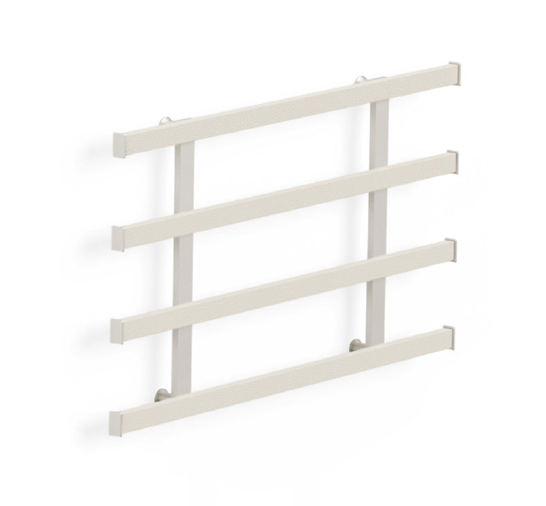 Häfele 807.73.830 TAG - Frame Kit, Quartet Symphony Wall Mount System, Width: 13 1/2", matte gold, pewter leather, anodized