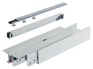 Häfele 421.50.830 Top/Bottom Mounted Cabinet Slide, FR 777A, Full Extension, 440 lbs Weight Capacity, (35 3/8