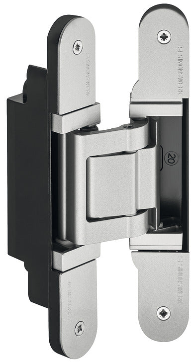 Häfele 924.19.017 TECTUS - Concealed Hinge, TE 541 3D FVZ, concealed, 3D adjustable, size 185 mm, satin nickel