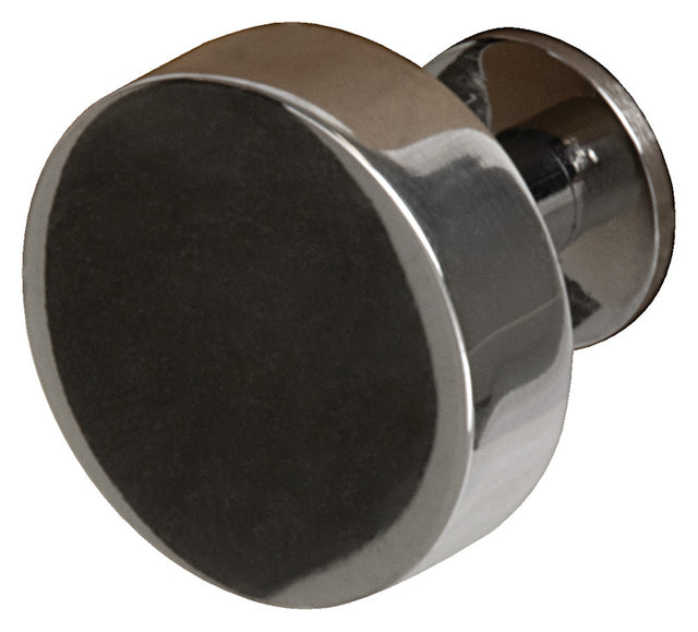 Häfele 133.53.434 Knob, Radius, Stainless Steel, Polished chrome