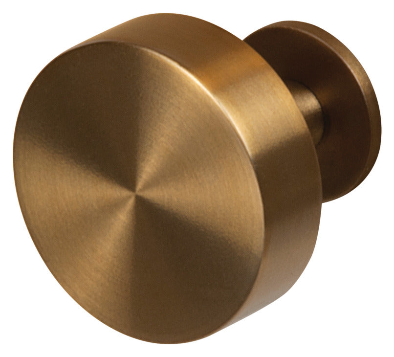 Häfele 133.53.377 Knob, Radius, Stainless Steel, Matte black