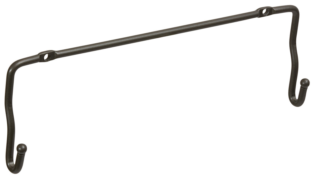 Häfele 547.42.690 Mounting Bracket, for Slanted Hook-On (Hangs on Tilt-Out Door), Matte nickel powder-coated