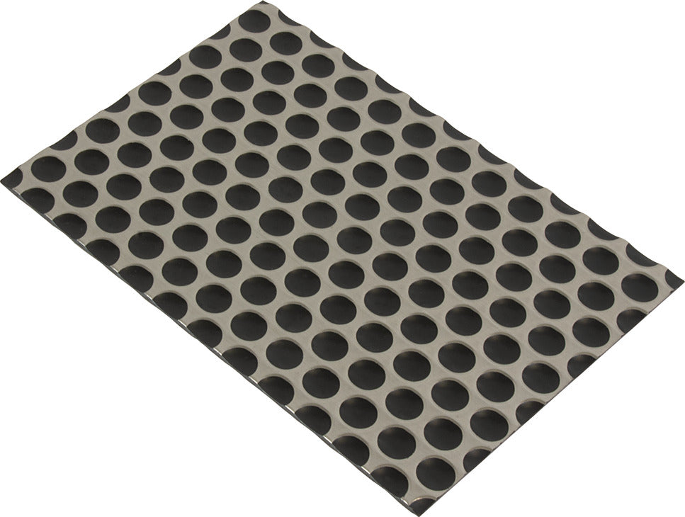Häfele 547.91.350 Under Sink Mat, Polystyrene, W x D: 45 1/4" x 24 5/8", Black/Stainless