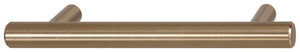 Häfele 155.02.414 Bar Pull, Cosmopolitan, Steel, Matte gold, 160 mm (6 5/16") CTC, M4 thread