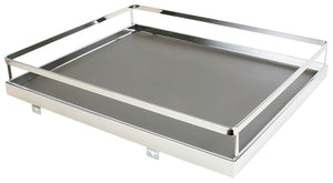 Häfele 548.11.266 Tray Set, for Magic Corner II, Arena Plus, Chrome surround/maple bottom