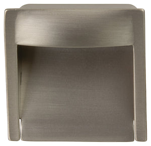 Häfele 155.01.951 Mortise Pull, Atelier, Zinc, Brushed nickel, 32 mm (1 1/4") CTC