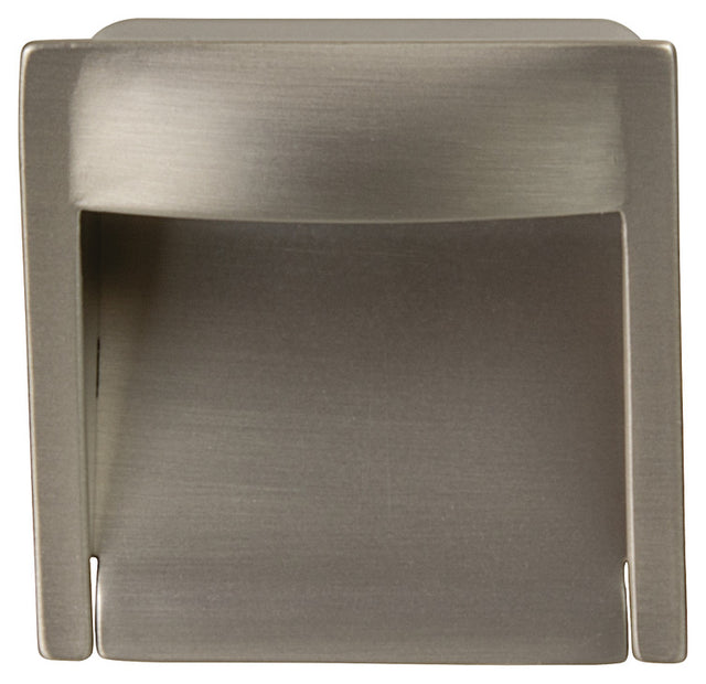 Häfele 155.01.951 Mortise Pull, Atelier, Zinc, Brushed nickel, 32 mm (1 1/4") CTC