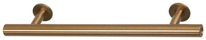Häfele 133.53.490 Bar Pull, Radius, Stainless Steel, Satin nickel, 128 mm (5 1/16") CTC
