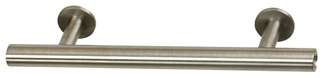 Häfele 133.53.490 Bar Pull, Radius, Stainless Steel, Satin nickel, 128 mm (5 1/16") CTC