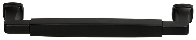 Häfele 133.53.396 Pull, Stature, Zinc, Matte black, 160 mm (6 5/16") CTC