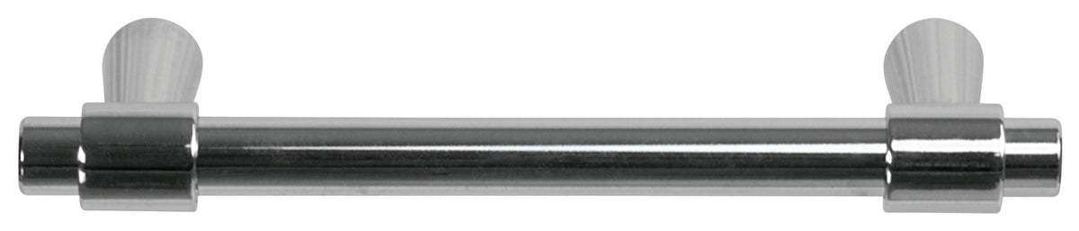 Häfele 133.53.484 Bar Pull, Destine, Zinc, Satin nickel, 96 mm (3 3/4") CTC