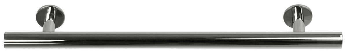 Häfele 133.53.493 Bar Pull, Radius, Stainless Steel, Satin nickel, 256 mm (10 1/16") CTC