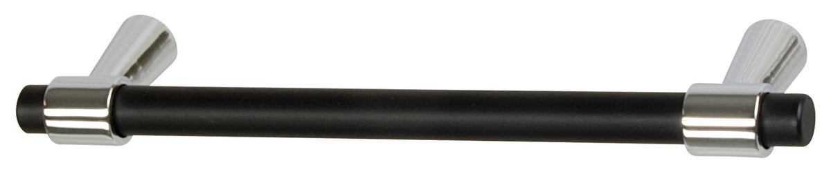 Häfele 133.53.347 Bar Pull, Mergence, Zinc, Matte black/champagne bronze, 96 mm (3 3/4") CTC