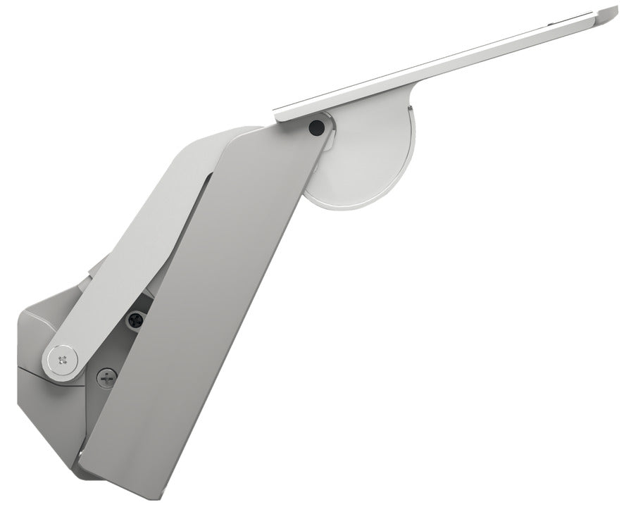 Häfele 372.27.521 Swing-Up Fitting, Free Space 6.15, Heavy Duty, for standard applications with handle, Model G, light gray