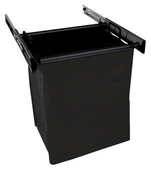 Häfele 807.52.235 TAG - Pull-Out Hamper, with Removable Bags, Synergy Collection, Polished chrome, 30", 1 large bag, 1 small bag