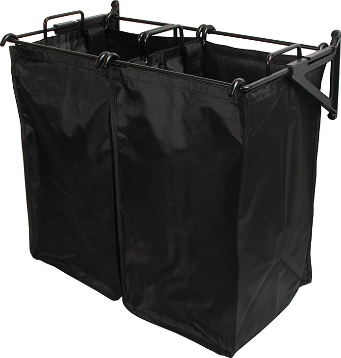 Häfele 547.43.301 TAG - Tilt-Out Hamper, with Removable Black Bag, Synergy Collection, 16 1/4" wide, 1 large bag