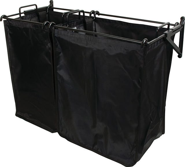 Häfele 547.43.315 TAG - Tilt-Out Hamper, with Removable Black Bag, Synergy Collection, 1 large & 1 small bag; 762 mm (30") width