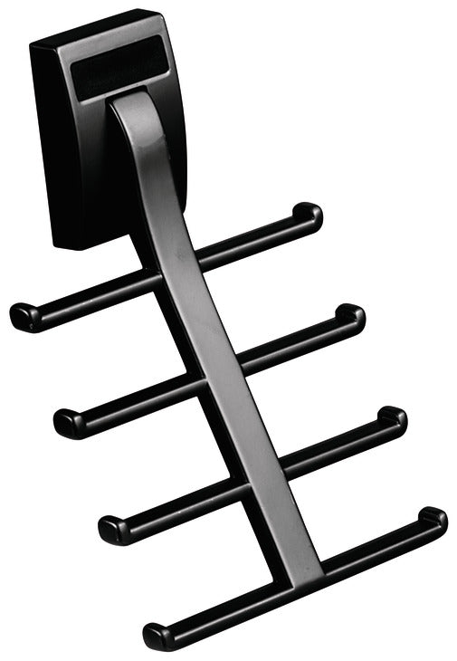 Häfele 807.68.300 TAG - Tie Hook, Synergy Elite Collection, Holds 8 ties, Black