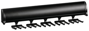 Häfele 807.67.601 TAG - Tie Rack, Synergy Elite Collection, 15 Hook, 11 7/8" Length, With full extension slide, Matte nickel
