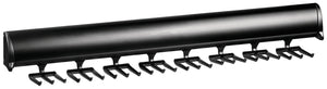 Häfele 807.67.505 TAG - Tie Rack, Synergy Elite Collection, 24 Hook, 17 15/16" Length, With full extension slide, Black