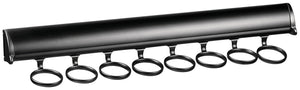 Häfele 807.67.625 TAG - Scarf Rack, Synergy Elite Collection, 8 Hook, 17 7/8", With full extension slide, Matte nickel