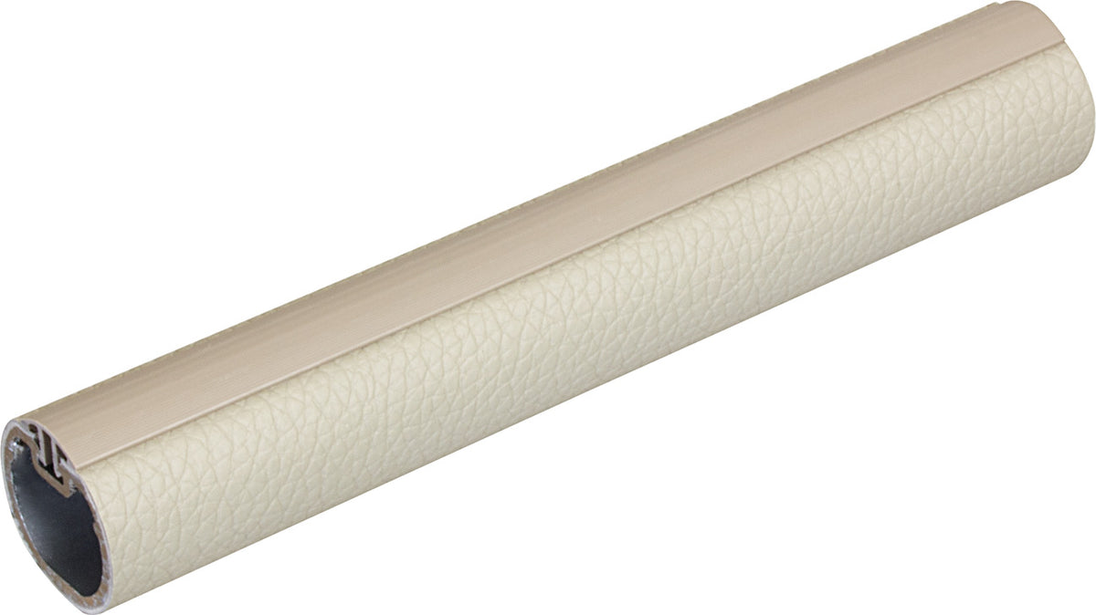 Häfele 801.81.501 TAG - Closet Rod, Synergy Elite, Vegan Leather, With protective insert, pewter/sandstone, 71 3/4"