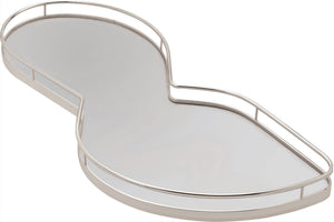 Häfele 541.28.545 Kesseböhmer - LeMans II Set, for Blind Corner Cabinets, with soft closing and self closing mechanisms, with non-slip effect, Swings right, anthracite, 2 x 45 shape trays
