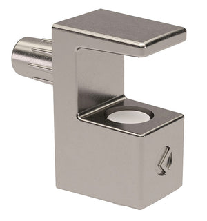 Häfele 284.11.201 Shelf Support, for Glass Shelves, Plug-in, ⌀ 5 mm Hole, Grace, Black nickel